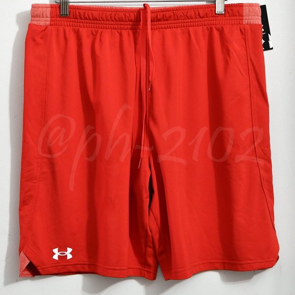 Brand new with tag!Under Armour‎ Men's Locker Shorts RED - Picture 1 of 8